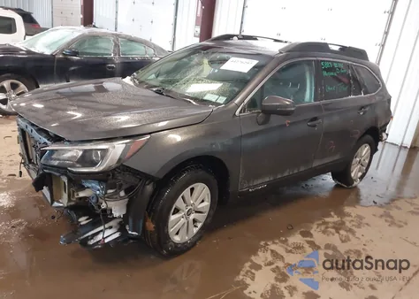 2019 Subaru Outback 2.5I Premium из США, поврежденный, VIN 4S4BSAFC1K3383745